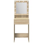 vidaXL Coiffeuse Chêne Sonoma 50 x 41 x 135 cm Bois d'ingénierie