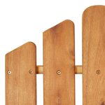 vidaXL Chaise de jardin Adirondack Bois d'acacia massif