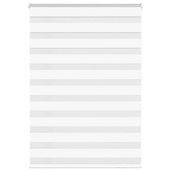 vidaXL Store zèbre blanc 115x100 cm largeur du tissu 110 9cm polyester