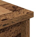 vidaXL Buffet haut vieux bois 70x35x180 cm bois d'ingénierie