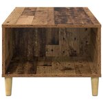 vidaXL Table basse Bois Ancien 90 x 50 x 35 cm Bois d'ingénierie