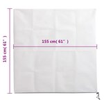 vidaXL Housses de protection pour plantes avec fermeture éclair 10 Pièces