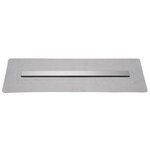 SCHÜTTE Siphon de sol de douche avec couvercle en inox 95 5 cm