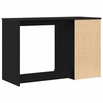 vidaXL Bureau avec porte Chêne noir 50 x 115 x 75 cm Bois d'ingénierie