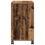 vidaXL Table d'appoint Bois ancien 50 x 30 x 55 cm Bois d'ingénierie