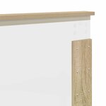 vidaXL Tête de lit Chêne Sonoma 160 cm Bois d'ingénierie
