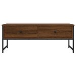 vidaXL Table basse chêne marron 101x49x39 5 cm bois d'ingénierie