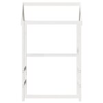 vidaXL Toit de lit pour enfants blanc 98x70x176 5cm bois de pin massif