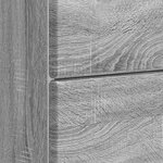 vidaXL Cabinet de chevet Sonoma gris 62 x 34 5 x 47 5 cm