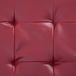 vidaXL Pouf de rangement 87 5 cm Rouge bordeaux Similicuir