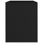 vidaXL Tables de chevet 2 Pièces Noir 40x30x40 cm Bois d'ingénierie