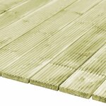 vidaXL Planche de terrasse 8 Pièces Imprégné vert 1 16 m²