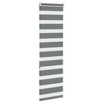 vidaXL Store zèbre gris foncé largeur du tissu 40 9 cm polyester