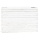 vidaXL Jardinière blanc 70x70x49 5 cm bois de pin massif
