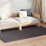 vidaXL Tapis de surface HUARTE Anthracite 230 x 160 cm Polyester