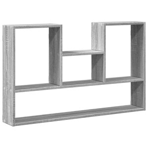 vidaXL Étagère murale sonoma gris 99x15x60 cm bois ingénierie