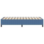 Lit vidaXL Bleu 100x200 cm en tissu côtelé