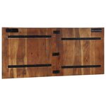 vidaXL Tête de lit multicolore 120 cm bois massif récupération