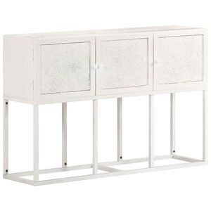 vidaXL Buffet 115x30x76 cm Bois de manguier massif
