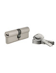 SP - Cylindre de serrure à  double entrée Tiger 6 Dynamic  40x40mm  nickelé  anti-arrachement  anti-perçage  5 clés