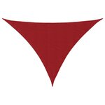 vidaXL Voile de parasol tissu oxford triangulaire 2 5x2 5x3 5 m rouge