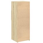 vidaXL Buffet haut chêne sonoma 45x42 5x124 cm bois d'ingénierie