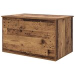 vidaXL Maison pour chat Bois ancien 85 x 55 x 50 cm Bois d'ingénierie