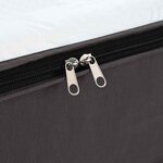 vidaXL Boîte de rangement avec fenêtre transparente 2 Pièces Anthracite