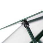 vidaXL Serre avec cadre de base vert 169x169x195 cm aluminium