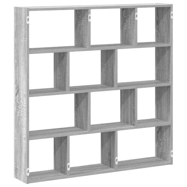 vidaXL Étagère cube murale 12 compartiments sonoma gris