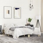 vidaXL Cadre de lit sans matelas chêne sonoma 150x200 cm