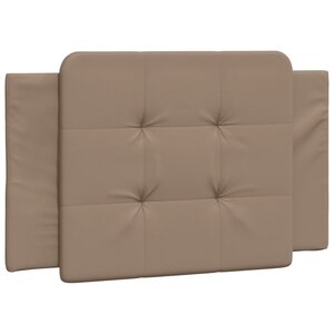 vidaXL Coussin de tête de lit Zadar cappuccino 80 cm similicuir
