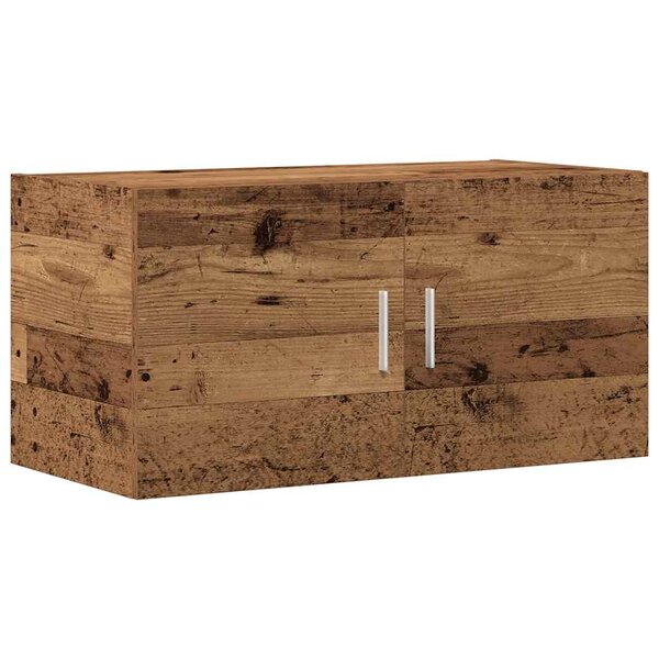 vidaXL Meuble mural vieux bois 80x39x40 cm bois d'ingénierie