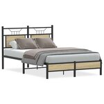 vidaXL Cadre de lit sans matelas chêne sonoma 120x200 cm