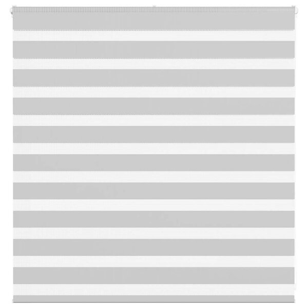 vidaXL Store zèbre gris clair largeur du tissu 135 9 cm polyester