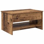 vidaXL Table basse Bois ancien 80 x 50.5 x 41.5 cm Bois d'ingénierie