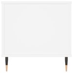 vidaXL Table basse Blanc 90x44 5x45 cm Bois d'ingénierie