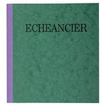 Piqûre 21x19cm échéancier tracé journal 80 pages EXACOMPTA