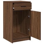 vidaXL Buffet Chêne marron 40 x 40.5 x 75 cm Bois d'ingénierie