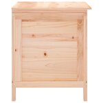 vidaXL Boîte de rangement de jardin 50x49x56 5 cm bois massif de sapin