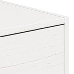 vidaXL Table de chevet Blanc 50 x 32 5 x 24 cm Bois massif en pin