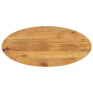vidaXL Dessus de table 100x40x2 5 cm ovale bois massif de manguier