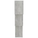 vidaXL Étagères murales cubiques gris béton 68x15x68cm bois ingénierie