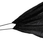 vidaXL Tunnels en filet 2 Pièces noir acier et polyéthylène