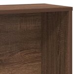 vidaXL Bibliothèque chêne marron 60x24x120 cm bois d'ingénierie