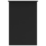 vidaXL Bureau Noir 100x50x76 cm Bois d’ingénierie