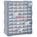 vidaXL Organisateur multi-tiroirs avec 60 tiroirs 38x16x47 5 cm