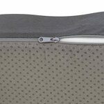 vidaXL Coussin d’assise Uni Gris 40 x 40 x 13 cm