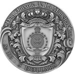 Pièce de monnaie en Argent 5 Dollars g 62.2 (2 oz) Millésime 2024 World of Stories DON QUIXOTE DE LA MANCHA (PRÉCOMMANDE)