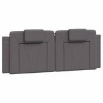 vidaXL Cadre de lit Viana sans matelas gris 140x200 cm similicuir